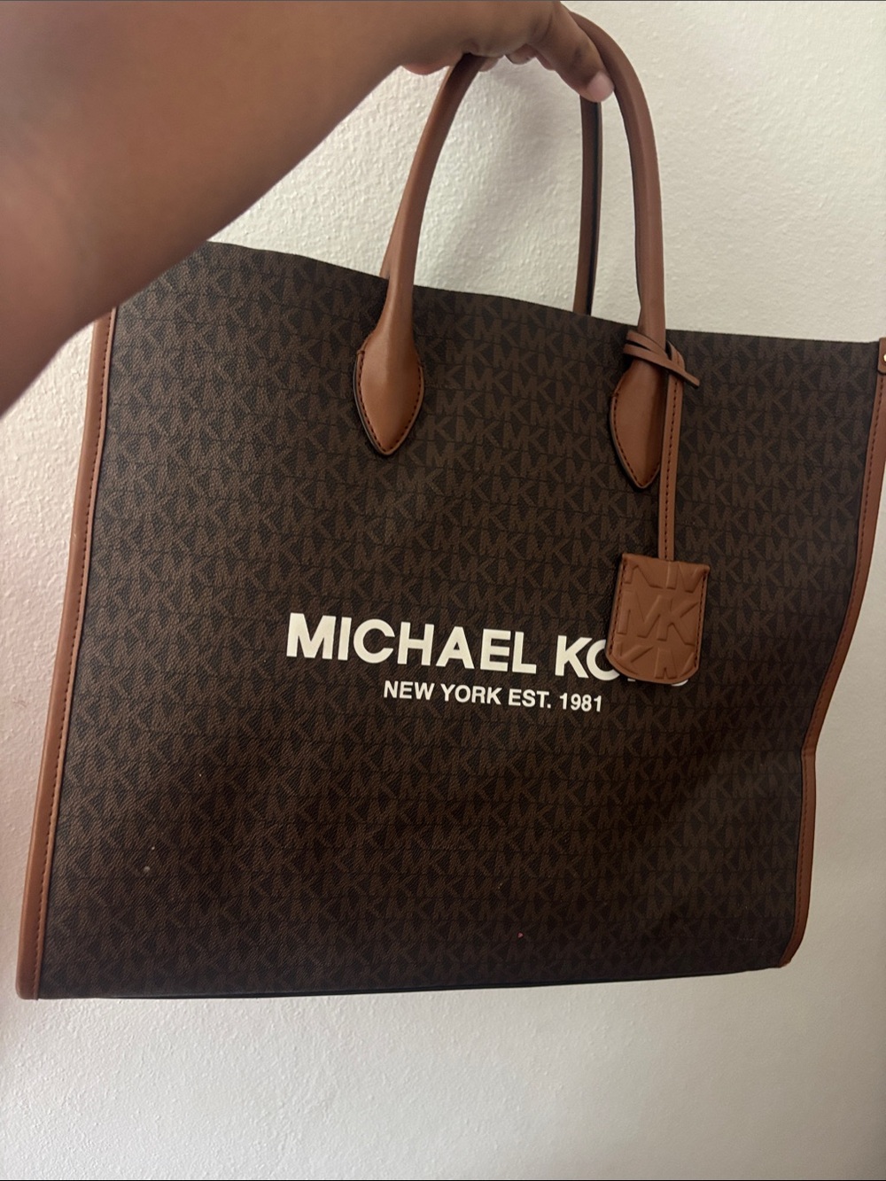 Michael Kors Women’s Brown Signature Tote Bag